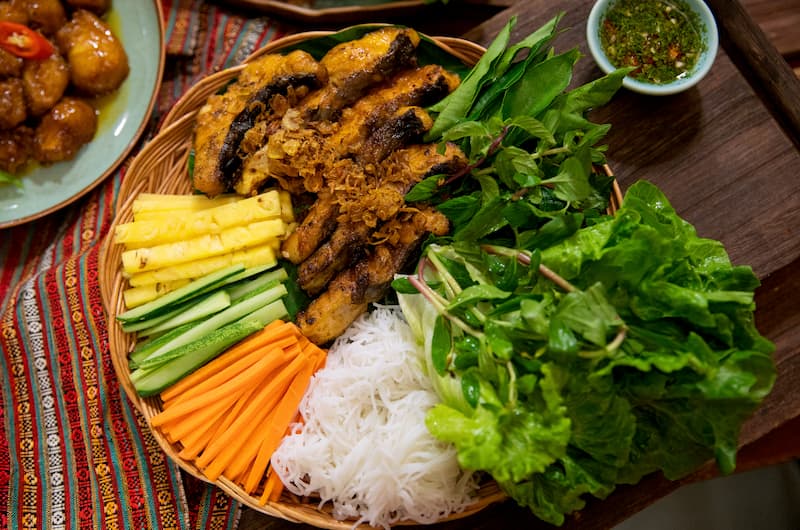 Món Cá Lăng Nướng Giềng