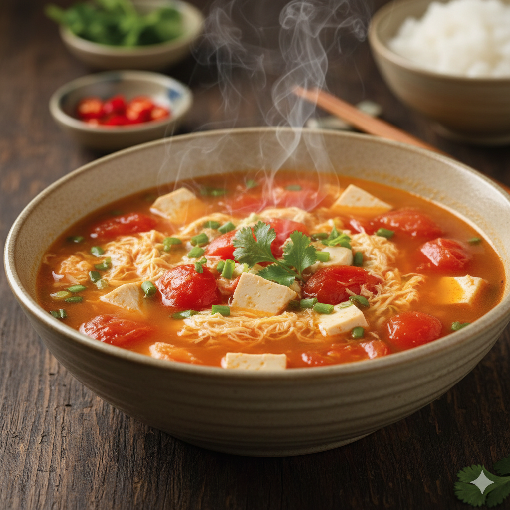 Món Canh Trứng Đậu Non