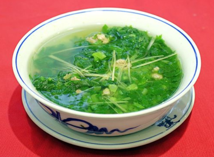 Món Canh Cải Gừng