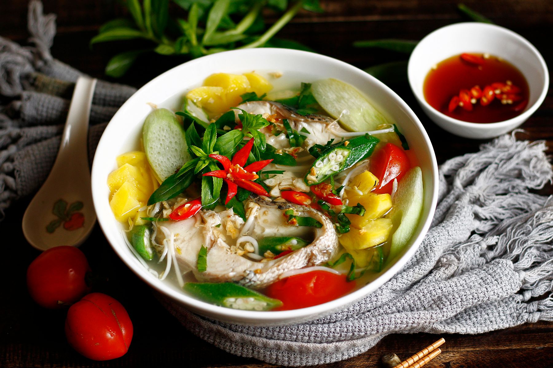 Món Cá Chình Nấu Canh Chua